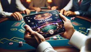 lottery 88 app interface showing live blackjack table on mobile screen
